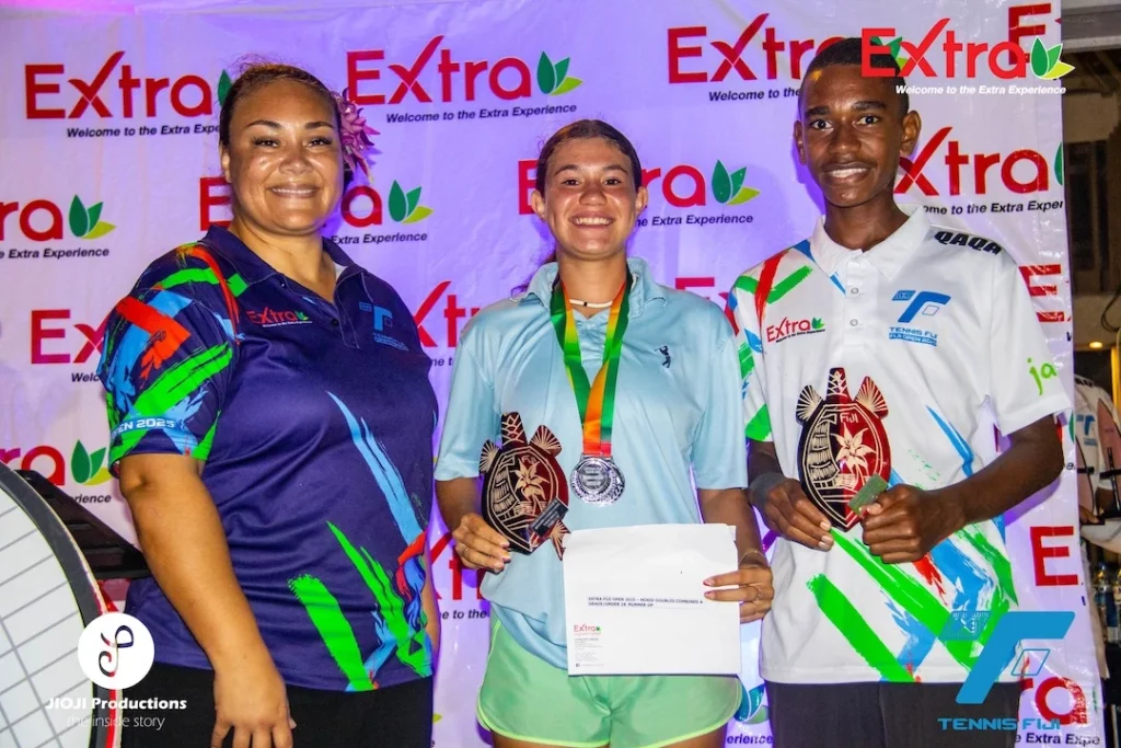 Heata-Nui ISTA-TOOFA FIJI OPEN Medaille Finaliste Double Mixte #heatanui #fijiopen #wearetennis #togetherfortennis #tennisfiji #TennisLife #tennislove #TennisClubPaita #tcpaita #tennisnouvellecaledonie