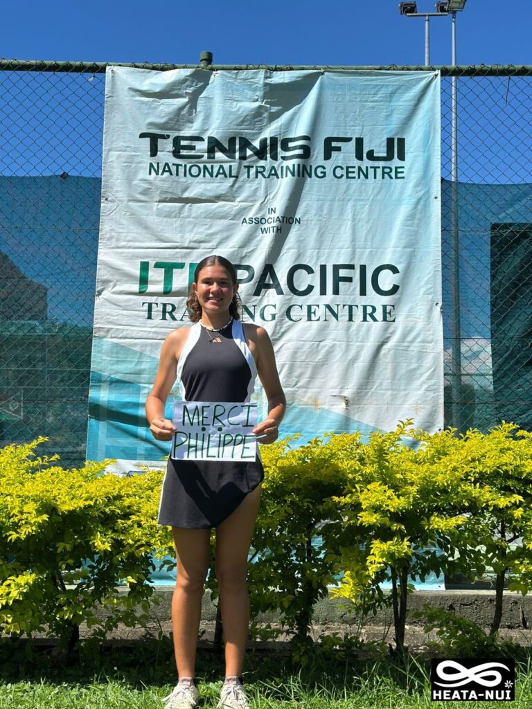 Heata-Nui ISTA-TOOFA Merci Philippe #heatanui #tennisplayer #mécène #gratitude #wearetennis #togetherfortennis #tennisfiji #itfjuniors #oceaniatennis #tennislife #tennislove #tennisclubpaita #tcpaita #aventuretennis