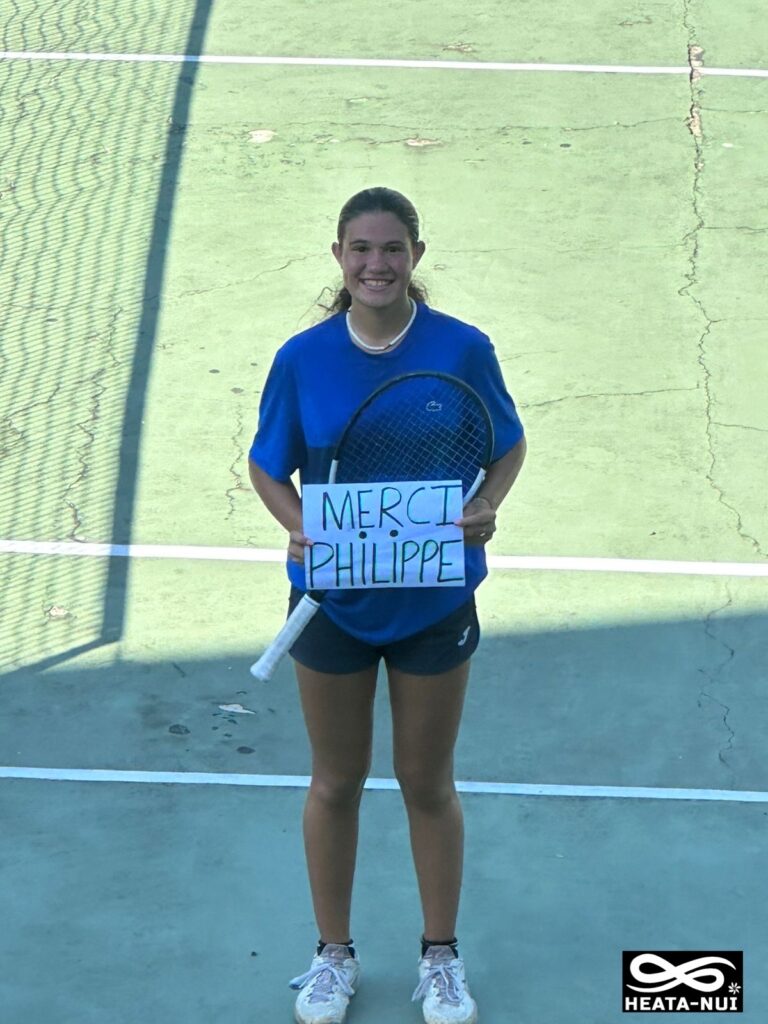 Heata-Nui ISTA-TOOFA Merci Philippe #heatanui #tennisplayer #mécène #gratitude #wearetennis #togetherfortennis #tennisfiji #itfjuniors #oceaniatennis #tennislife #tennislove #tennisclubpaita #tcpaita #aventuretennis