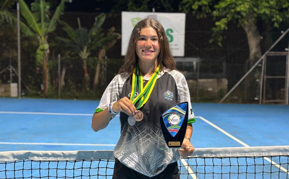 Heata-Nui ISTA-TOOFA 3 médailles au VAS 2025 Vanuatu Tennis